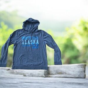 Blue Lighthouse Apparel  Alaska Hoodie